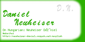 daniel neuheiser business card